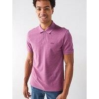 BOSS Pallas Short Sleeve Polo S Purple