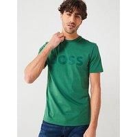 Boss Thinking 1 Regular Fit Large Logo T-Shirt - Green
