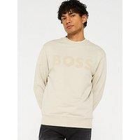 BOSS Mens Webasiccrew 10244192 01 Light Beige XL