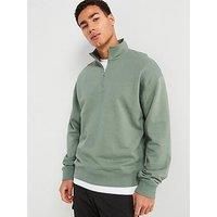 Hugo Donos222 Regular Fit Left Chest Logo Sweatshirt - Green