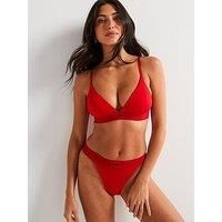 Hugo Red Logo Thong - Red