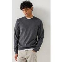 BOSS Mens Pacas-L Cotton Sweater with Embroidered Logo