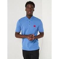 Hugo Dereso232 Patch Logo Polo Shirt - Blue