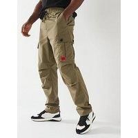Hugo Garlo233 Regular Fit Drawstring Cargo Pants - Khaki