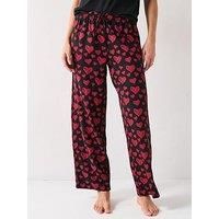 Hugo Heart Patterned Nikka Pant - Red