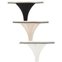 Boss 3 Pack String Thong - Multi