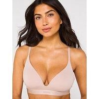Boss Triangle Padded Bea Bralette - Beige