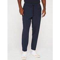 BOSS Men/'s T_Flex Trousers_Flat, Dark Blue402, 46