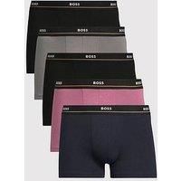 Boss 5 Pack Essential Waistband Trunks