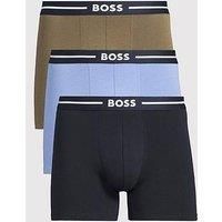 Boss 3 Pack Bold Boxer Briefs- Navy/Sky/Khaki