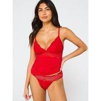 Boss Cami Top And Thong Gift Set - Red