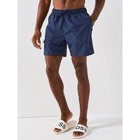 Boss Dive Cargo Swim Shorts - Navy