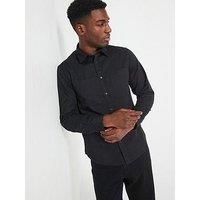 Hugo Egrin Relaxed Fit Double Pocket Shirt - Black