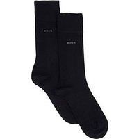 Boss 2 Pack Bamboo Crew Socks - Black