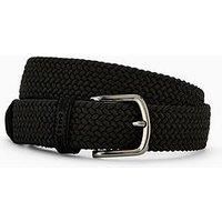Boss Sash Canvas Woven Belt - Black