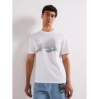 HUGO Dricard_Rb 01 Short Sleeve T-Shirt M White