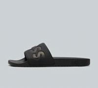 BOSS Mens Sliders Pool Shoes Black Mono 001 8 UK