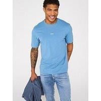 BOSS Mens TChup Logo-Print T-Shirt in Stretch Cotton