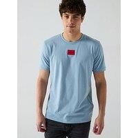 Hugo Boss 50447978 Diragolino Red Box Logo Half Sleeve T-Shirt