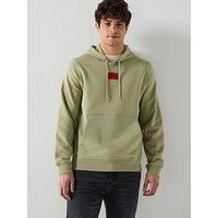 Hugo Daratschi214 Centre Patch Logo Hoodie - Green