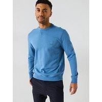 BOSS Men/'s Westart 10234591 02 Sweatshirt, Open Blue462,