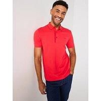 Boss Paule 4 Slim Fit Polo Shirt- Red