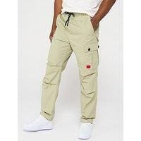 Hugo Garlo233 Regular Fit Drawstring Cargo Pants - Green