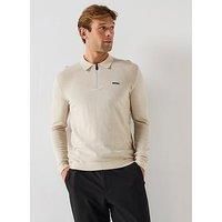 BOSS Men/'s Momentum_Lite_PL24 10262251 01 Knitted_Sweater, Open Beige284,