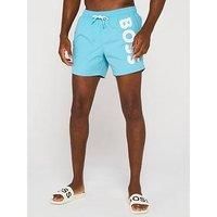 Boss Octopus Swim Shorts - Light Blue