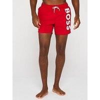 Boss Octopus Swim Shorts - Red
