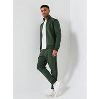 BOSS Mens Tracksuit Set Stretch-cotton regular-fit tracksuit set with stripe inserts