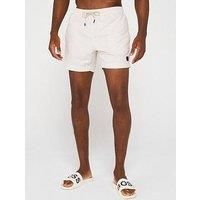 Boss Vibe All-Over Print Swim Shorts - White