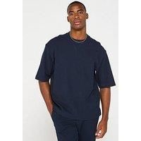 Boss Waffle T-Shirt - Dark Blue