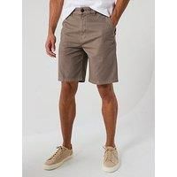 Boss Straight Fit Shorts - Beige