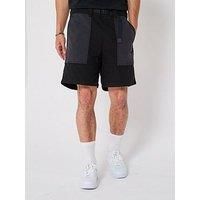Hugo Relaxed Fit Gabri252D Cargo Belted Shorts - Black