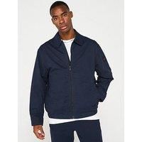 Boss Ocrush-D Stretch-Cotton Twill Jacket | Navy | S, M, L, XL, XXL