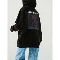 Hugo Dejandra Graphic Hoodie - Black