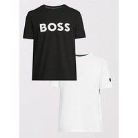 Boss 2 Pack Logo Tees - Black/White