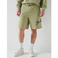 Hugo Duold Relaxed Palm Tree Jersey Shorts - Green