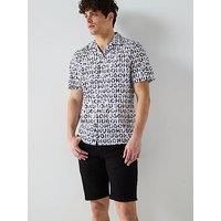 Hugo Ellino Short Sleeve Shirt | Purple | S, M, L, XL, XXL