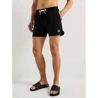 Hugo Chaffle Swim Shorts - Black
