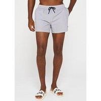 Boss Velvetfish Striped Seersucker Swim Shorts | Blue/White | S, M, L, XL, XXL