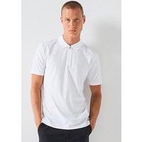 Hugo Dekok233 Marl Effect Polo Shirt - White