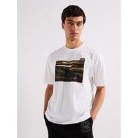 Hugo X Rb Daveley Racing Lights Graphic T-Shirt - White