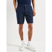 Boss H-Kane Slim Fit Pique Textured Shorts - Dark Blue