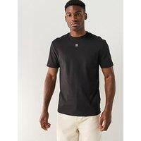 Hugo Dalile Centre Stacked Nikel Logo T-Shirt - Black