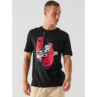 Hugo Regular Fit Diboxer T-Shirt - Black