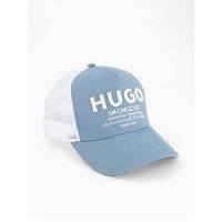 Hugo Blue Merk International Logo Trucker Cap - Light Blue