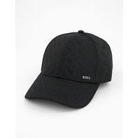 Boss Zed All Over Monogram Cap - Black