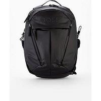 Boss Stormy Coated Pu Backpack Bag - Black